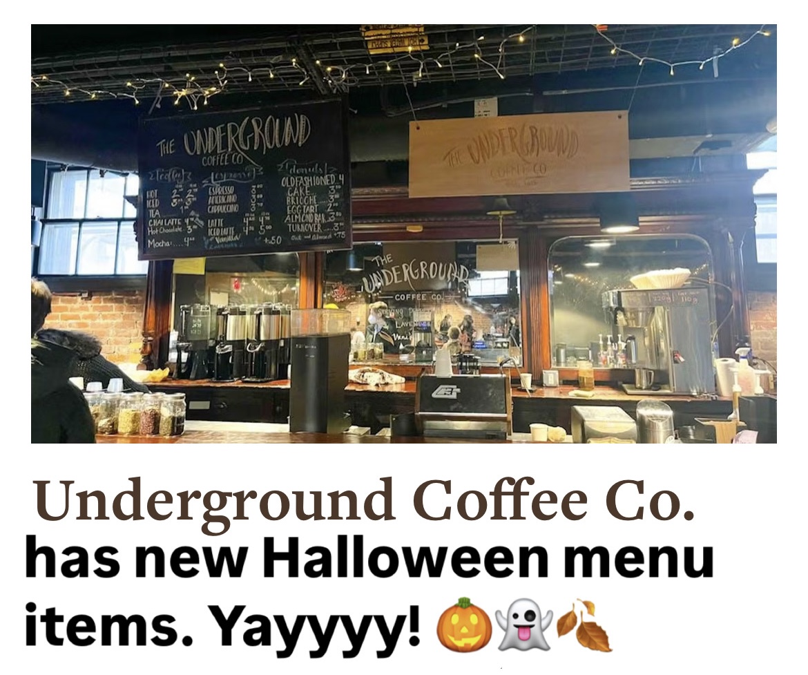 The Underground’s New Spooky Menu Features Warm Milk and Cobweb Latte